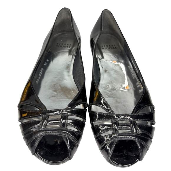 Stuart weitzman black patent leather flats - Picture 2 of 8